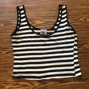 Stripe crop top